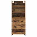 Highboard Gammelt træ 69,5 x 34 x 180 cm Konstrueret træ