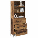 Highboard Gammelt træ 69,5 x 34 x 180 cm Konstrueret træ