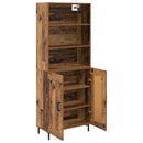 Highboard Gammelt træ 69,5 x 34 x 180 cm Konstrueret træ