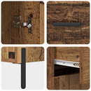 Highboard Gammelt træ 69,5 x 34 x 180 cm Konstrueret træ