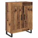 Highboard 2 pcs Gammelt træ Konstrueret træ