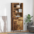 Highboard Gammelt træ 69,5 x 32,5 x 180 cm Konstrueret træ