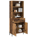 Highboard Gammelt træ 69,5 x 32,5 x 180 cm Konstrueret træ