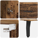 Highboard 2 pcs Gammelt træ Konstrueret træ