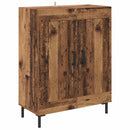 Highboard 2 pcs Gammelt træ Konstrueret træ