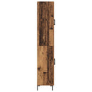 Highboard 2 pcs Gammelt træ Konstrueret træ