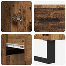 Highboard Gammelt træ 69,5 x 34 x 180 cm Konstrueret træ