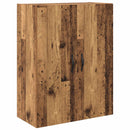 Highboard 2 pcs Gammelt træ Konstrueret træ