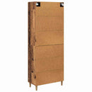 Highboard Gammelt træ 69,5 x 34 x 180 cm Konstrueret træ