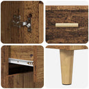 Highboard Gammelt træ 69,5 x 34 x 180 cm Konstrueret træ