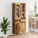 Highboard Gammelt træ 69,5 x 34 x 180 cm Konstrueret træ
