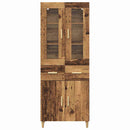 Highboard Gammelt træ 69,5 x 34 x 180 cm Konstrueret træ