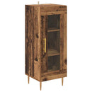 Highboard 2 pcs Gammelt træ Konstrueret træ