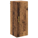 Highboard 2 pcs Gammelt træ Konstrueret træ