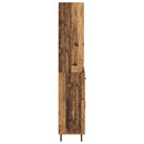 Highboard Gammelt træ 69,5 x 34 x 180 cm Ingeniørtræ og glas