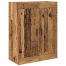 Highboard 2 pcs Gammelt træ Konstrueret træ