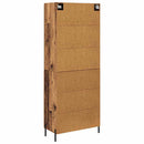 Highboard 2 pcs Gammelt træ Konstrueret træ