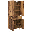 Highboard Gammelt træ 69,5 x 34 x 180 cm Konstrueret træ
