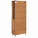 Highboard Gammelt træ 69,5 x 34 x 180 cm Konstrueret træ