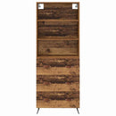 Highboard Gammelt træ 69,5 x 34 x 180 cm Konstrueret træ