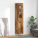 Highboard 2 pcs Gammelt træ Konstrueret træ