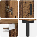 Highboard 2 pcs Gammelt træ Konstrueret træ
