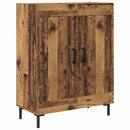Highboard 2 pcs Gammelt træ Konstrueret træ