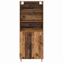Highboard Gammelt træ 69,5 x 34 x 180 cm Ingeniørtræ og glas