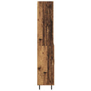 Highboard Gammelt træ 69,5 x 34 x 180 cm Ingeniørtræ og glas