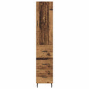 Highboard Gammelt træ 34,5 x 34 x 180 cm Konstrueret træ