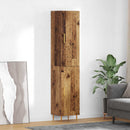 Highboard 2 pcs Gammelt træ Konstrueret træ