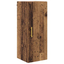 Highboard 2 pcs Gammelt træ Konstrueret træ