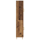 Highboard 2 pcs Gammelt træ Konstrueret træ