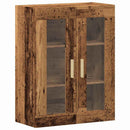 Highboard Gammelt træ 69,5 x 34 x 180 cm Ingeniørtræ og glas