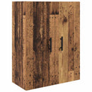 Highboard med skuffe 2 pcs Gammelt træ 69,5 x 34 x 180 cm