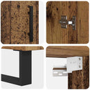 Highboard Gammelt træ 69,5 x 34 x 180 cm Konstrueret træ