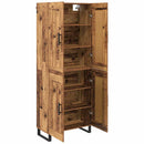 Highboard Gammelt træ 69,5 x 34 x 180 cm Konstrueret træ