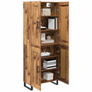 Highboard Gammelt træ 69,5 x 34 x 180 cm Konstrueret træ