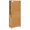 Highboard Gammelt træ 69,5 x 32,5 x 180 cm Konstrueret træ