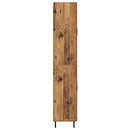 Highboard med skuffe 2 pcs Gammelt træ Konstrueret træ