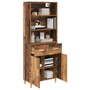 Highboard Gammelt træ 69,5 x 32,5 x 180 cm Konstrueret træ