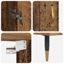 Highboard 2 pcs Gammelt træ Konstrueret træ