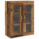 Highboard 2 pcs Gammelt træ Konstrueret træ
