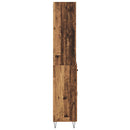 Highboard med skuffe 2 pcs Gammelt træ Konstrueret træ
