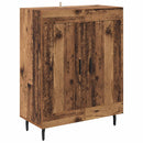 Highboard 2 pcs Gammelt træ Konstrueret træ