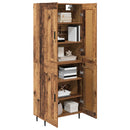 Highboard 2 pcs Gammelt træ Konstrueret træ