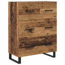 Highboard Gammelt træ 69,5 x 34 x 180 cm Konstrueret træ
