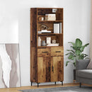 Highboard Gammelt træ 69,5 x 34 x 180 cm Konstrueret træ