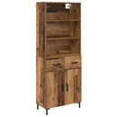 Highboard Gammelt træ 69,5 x 34 x 180 cm Konstrueret træ