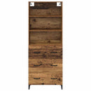 Highboard Gammelt træ 69,5 x 34 x 180 cm Konstrueret træ